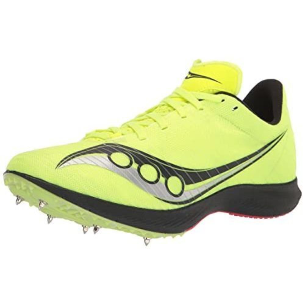 Saucony Men's Velocity MP Sneaker, Citron/Black, 10